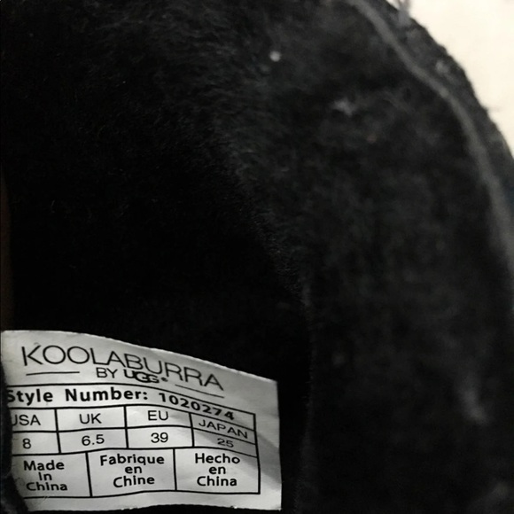 Koolaburra by Ugg black suede booties. - Picture 6 of 6